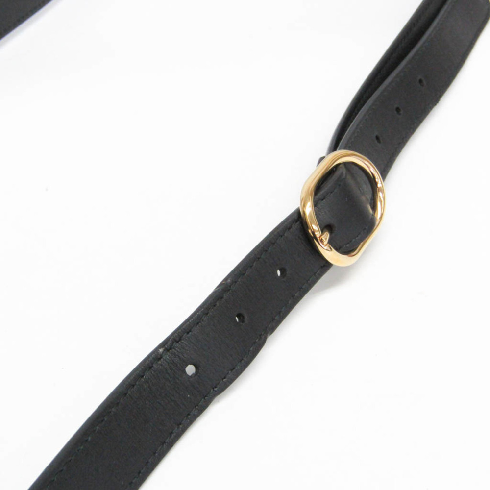 GUCCI Authentic Black Leather Shoulder Bag - Picture 8 of 14